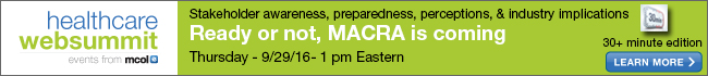 Ready or not, MACRA is coming: Stakeholder awareness, preparedness, perceptions, and industry implications