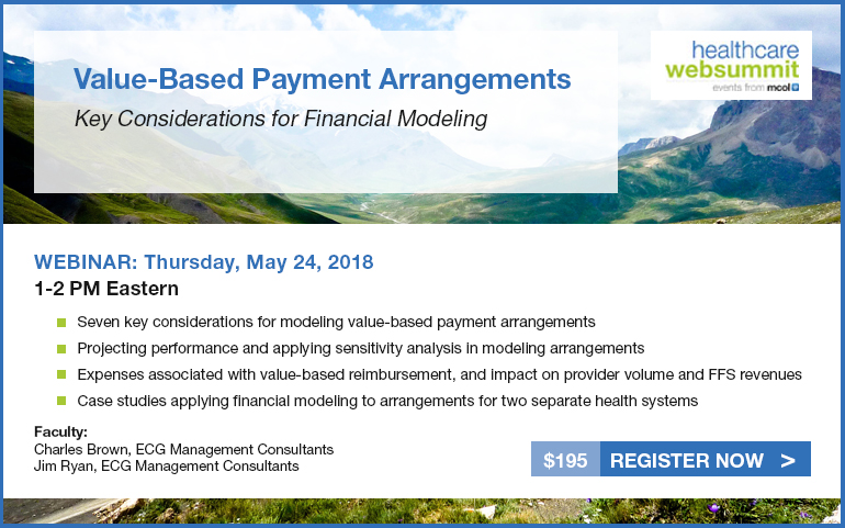 Key Considerations for Financial Modeling Value-Based Payment Arrangements