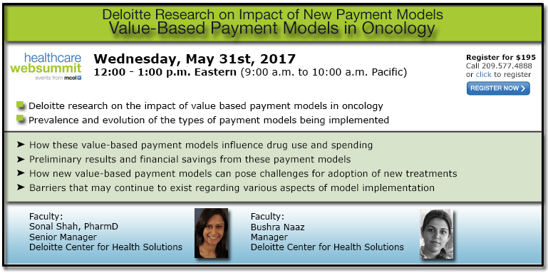 Value-Based Payment Models in Oncology: Deloitte Research on Impact of New Payment Models