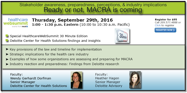 The State of MACRA Stakeholders - Awareness, Preparedness, Perceptions, Implications