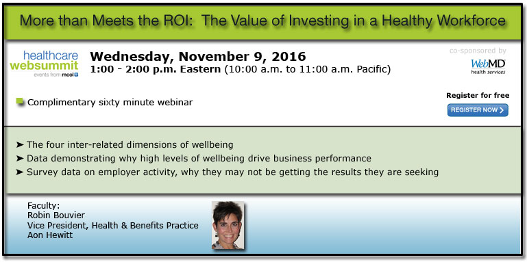 More than Meets the ROI: The Value of Investing in a Healthy Workforce