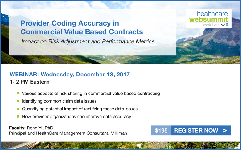 Provider Coding Accuracy in Commercial Value Based Contracts: Impact on Risk Adjustment and Performance Metrics