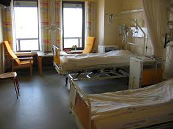 Empty beds at Saint Emperor Norton Medical Center